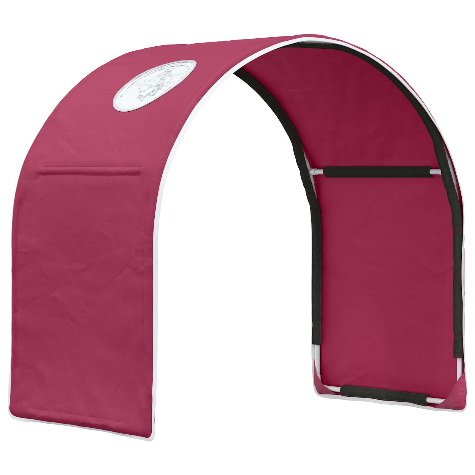 vidaXL Bed Tunnel for Kids Loft Bed 2 pcs Red Polyester 4