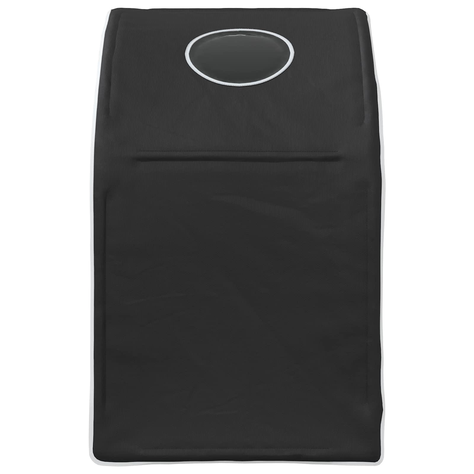 vidaXL Bed Tunnel for Kids Loft Bed 2 pcs Black Polyester 6