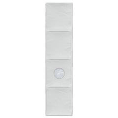 vidaXL Bed Tunnel for Kids Loft Bed 2 pcs White Polyester 5