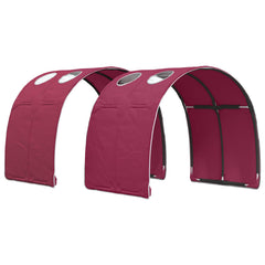 Bed Tunnel 2 pcs Polyester Red