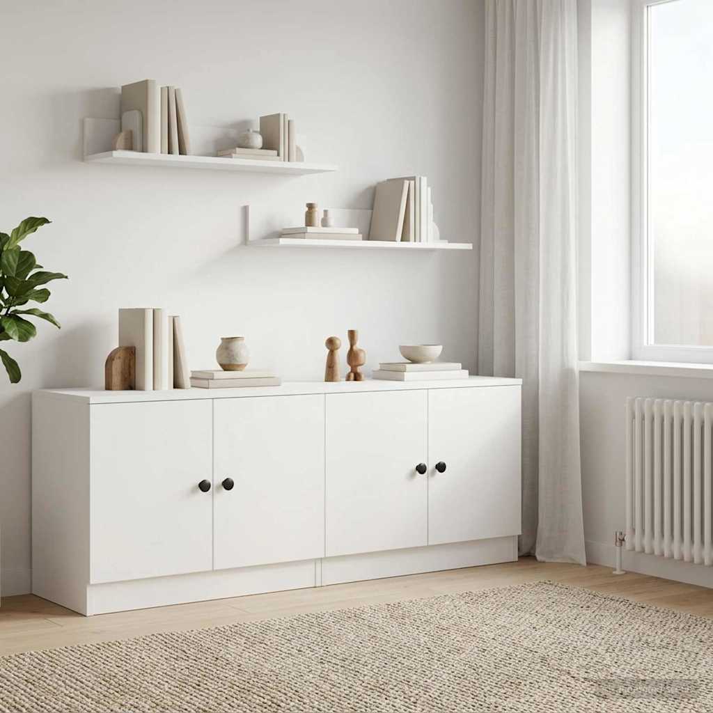 vidaXL Storage Cabinet for Loft Bed 2 pcs White 66 x 35 x 48 cm 3