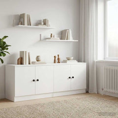 vidaXL Storage Cabinet for Loft Bed 2 pcs White 66 x 35 x 48 cm 3
