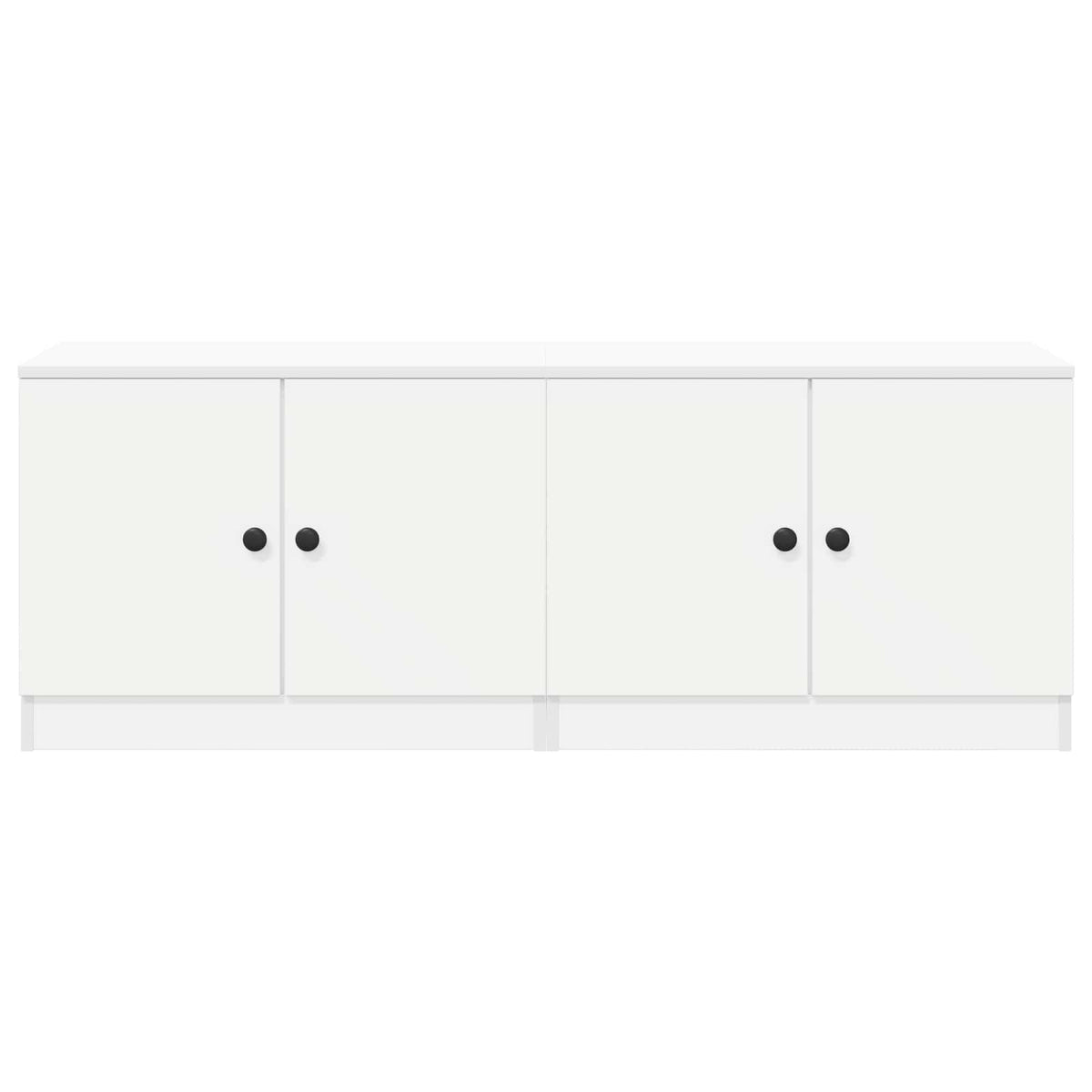 vidaXL Storage Cabinet for Loft Bed 2 pcs White 66 x 35 x 48 cm 5
