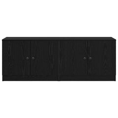 vidaXL Storage Cabinet for Loft Bed 2 pcs Black Oak 66 x 35 x 48 cm 5