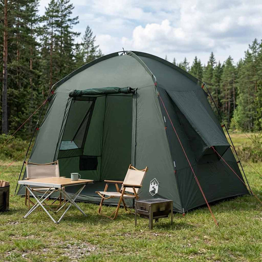 Cabin Tent Polyester Army green 3-person