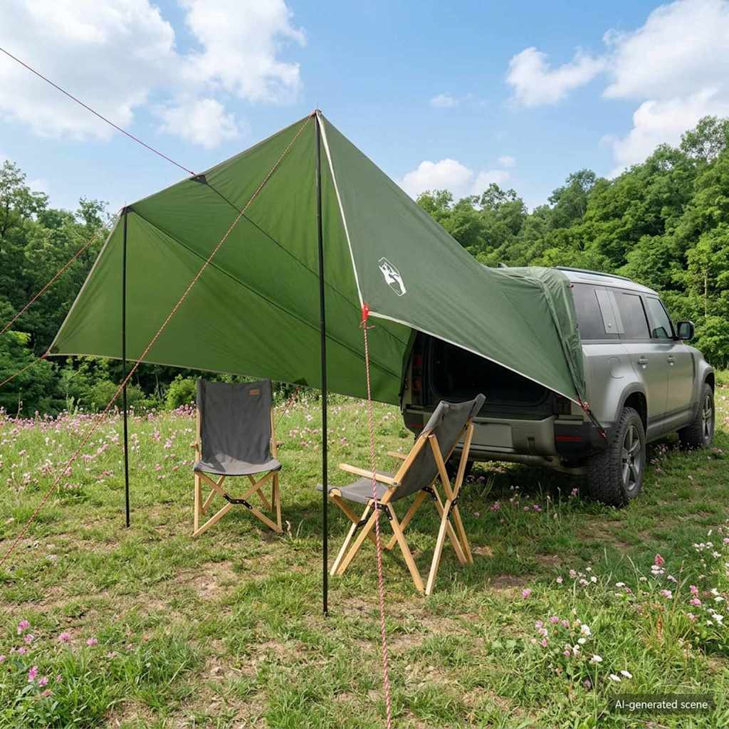 Vehicle Awning 500 x 515 x 215 cm Green