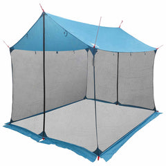 vidaXL Camping Tarp with Mesh Walls 270 x 210 x 210 cm Blue 2