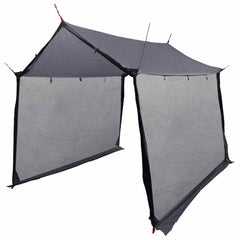 vidaXL Camping Tarp with Mesh Walls 270 x 210 x 210 cm Grey and Orange 3