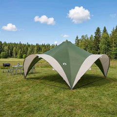 Party Tent 500 x 500 x 352 cm Polyester and Steel Green