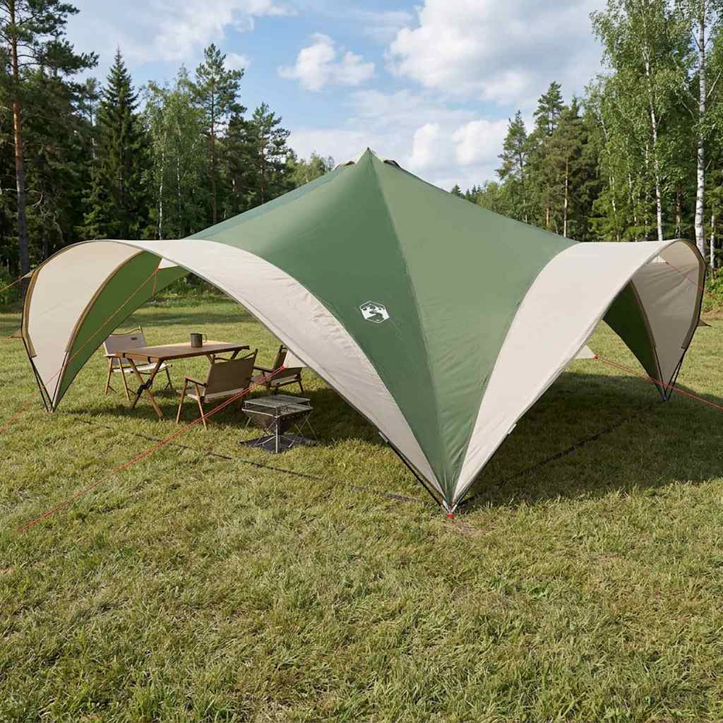 Party Tent 600 x 600 x 400 cm Polyester and Steel Green