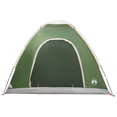 vidaXL Camping Tent 2-Person Green 185T Polyester with PU coating 4