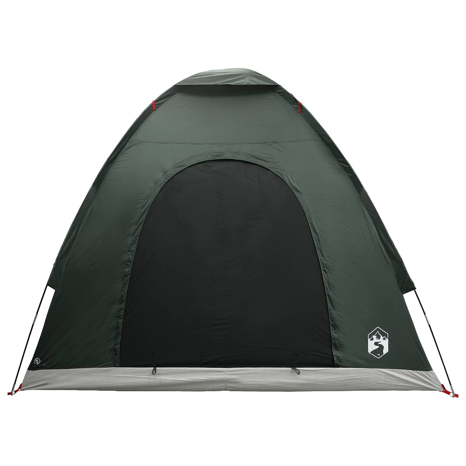 vidaXL Camping Tent 2-Person Army Green 185T Polyester with PU coating 5