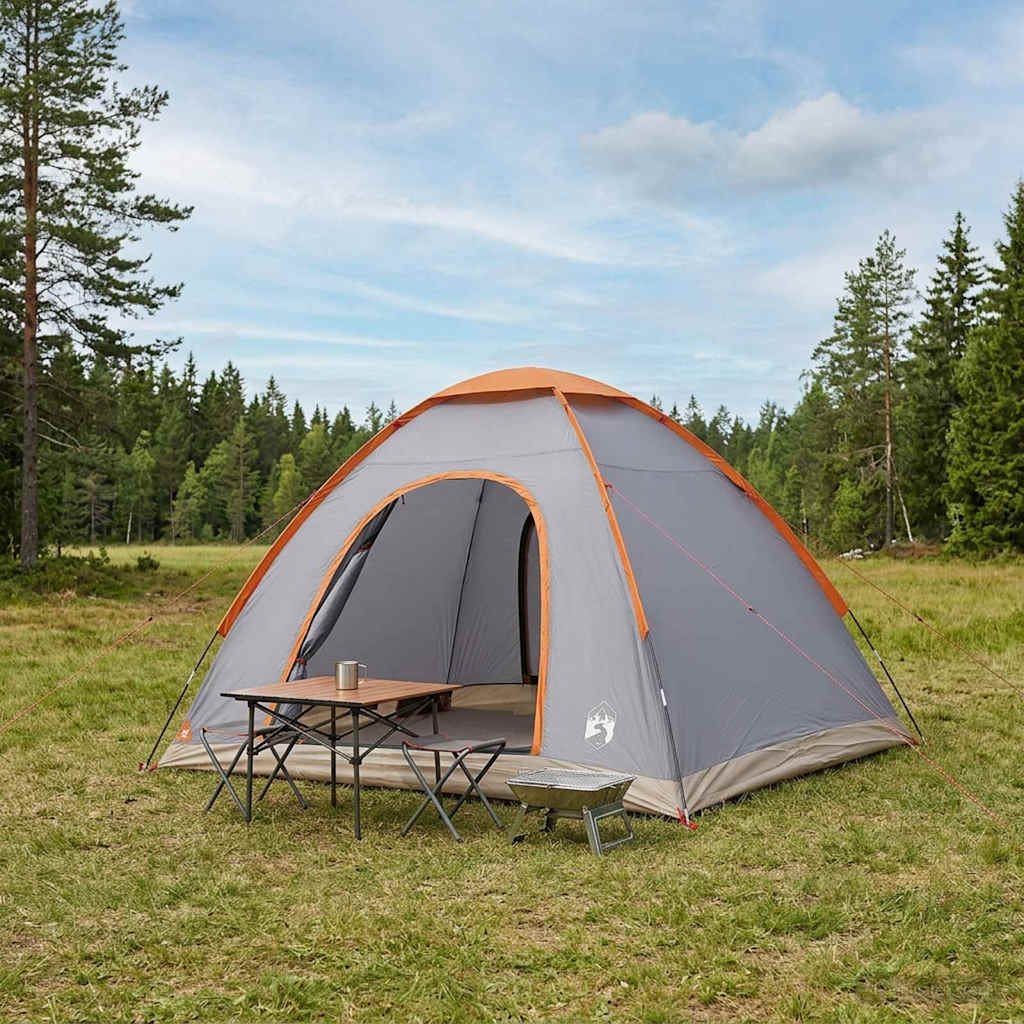 vidaXL Camping Tent 185T Polyester with PU coating
