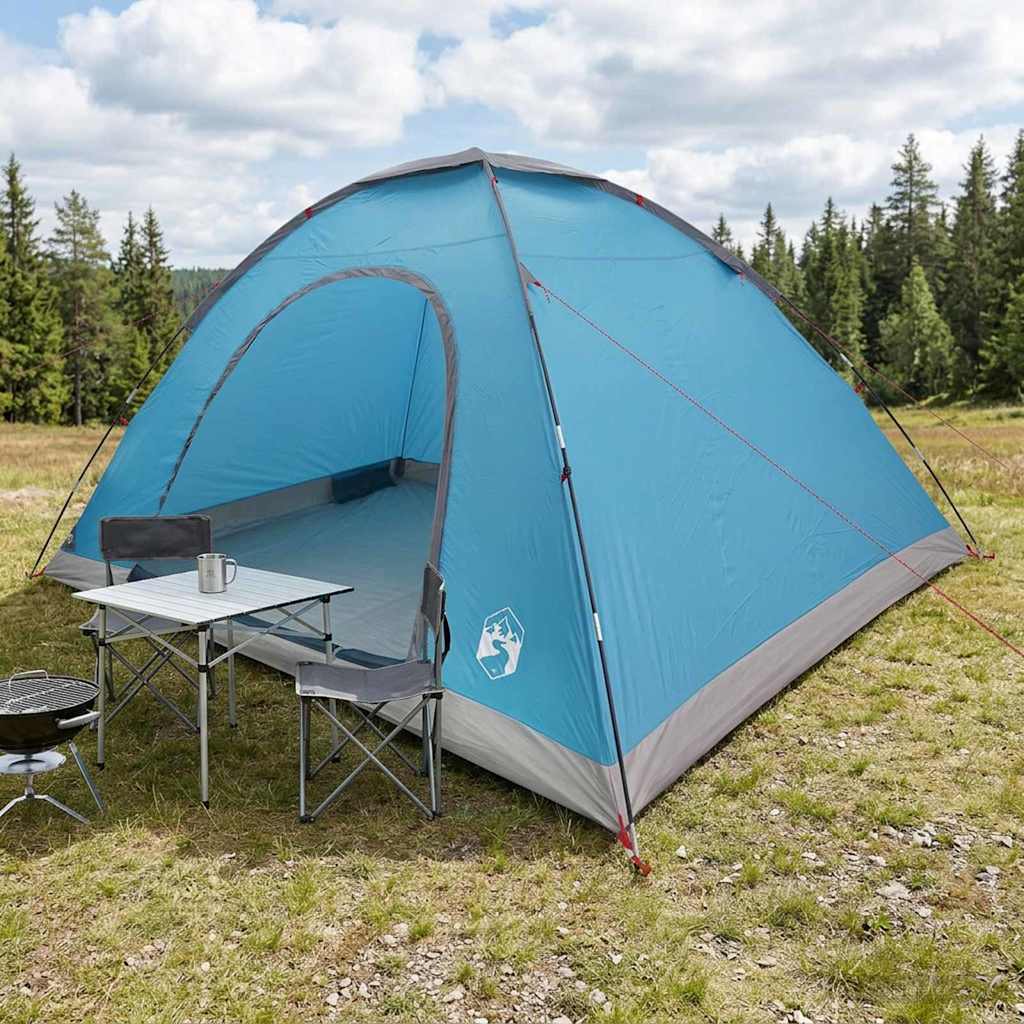 vidaXL Camping Tent 185T Polyester with PU coating