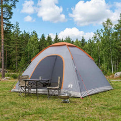 vidaXL Camping Tent 185T Polyester with PU coating