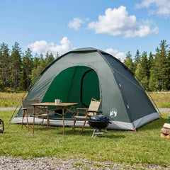 vidaXL Camping Tent 185T Polyester with PU coating