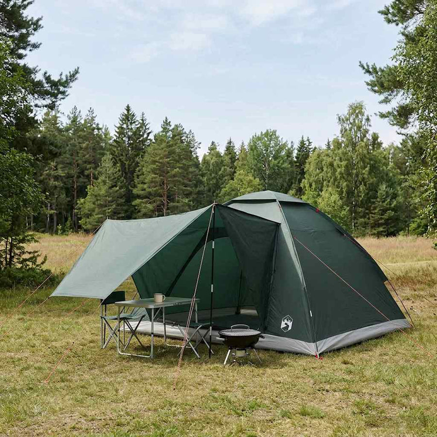 Camping Tent Polyester and Steel Army green 4-person