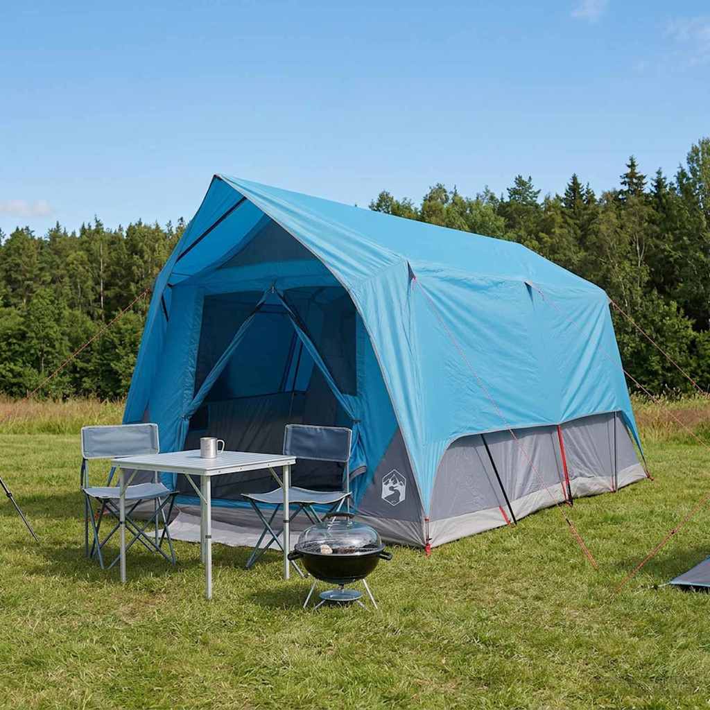 Tunnel Tent Polyester and Steel Blue 8-person