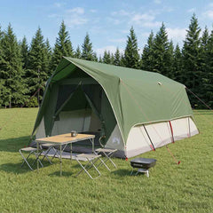 Tunnel Tent Polyester and Steel Green 6-person