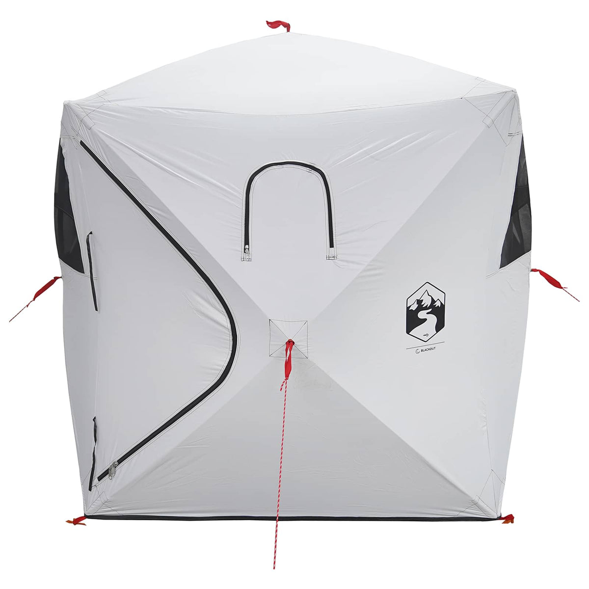 Hunting Tent 2-Person Polyester and Steel White blackout