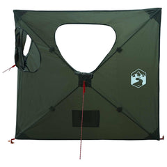 vidaXL Hunting Tent 145 x 145 x 150 cm Army Green Polyester and Steel 3