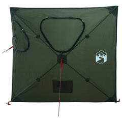 vidaXL Hunting Tent 145 x 145 x 150 cm Army Green Polyester and Steel 4