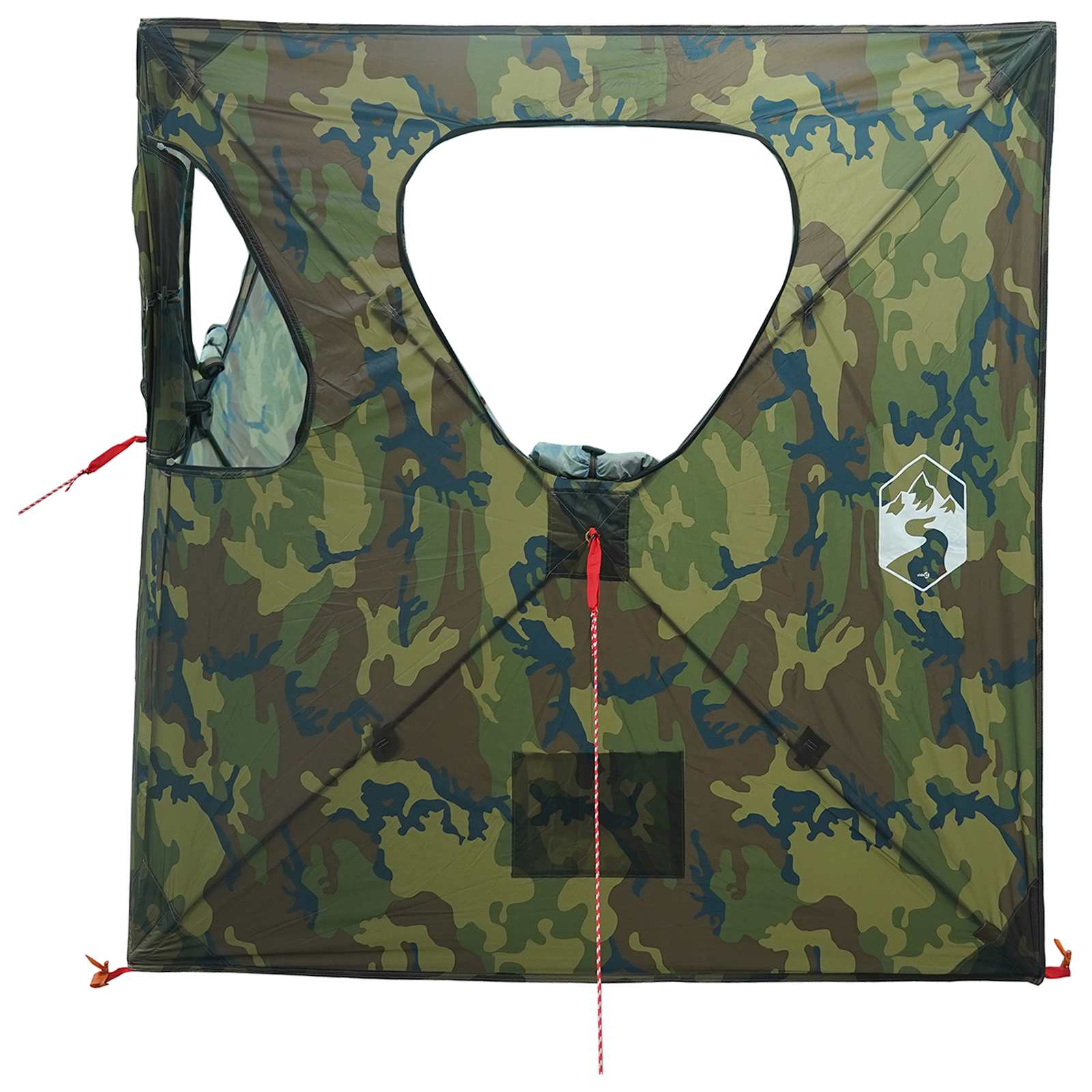 vidaXL Hunting Tent 145 x 145 x 150 cm Camouflage Polyester and Steel 4