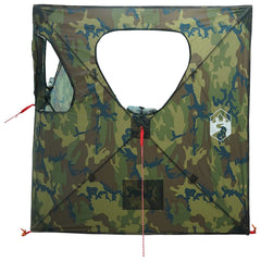 vidaXL Hunting Tent 145 x 145 x 150 cm Camouflage Polyester and Steel 4