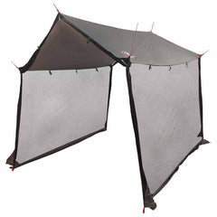 vidaXL Camping Tarp with Mesh Walls 270 x 210 x 210 cm Brown Grey 3