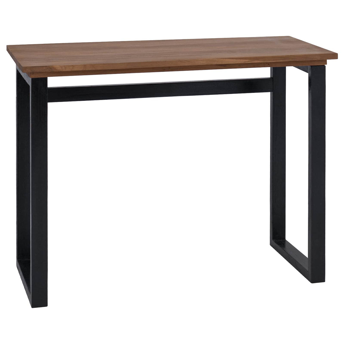 vidaXL Desk Natural Solid Teak Wood 100 x 45 x 75cm 4