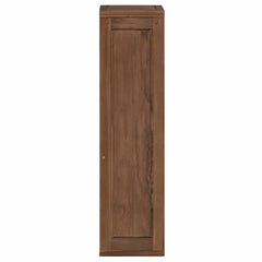 vidaXL Bathroom Side Cabinet Natural 25 x 25 x 100 cm Solid Teak Wood 4