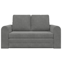 Folding Sofa Bed 148 x 71 x 83 cm Velvet Dark grey