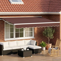 Awning Solar White Brown