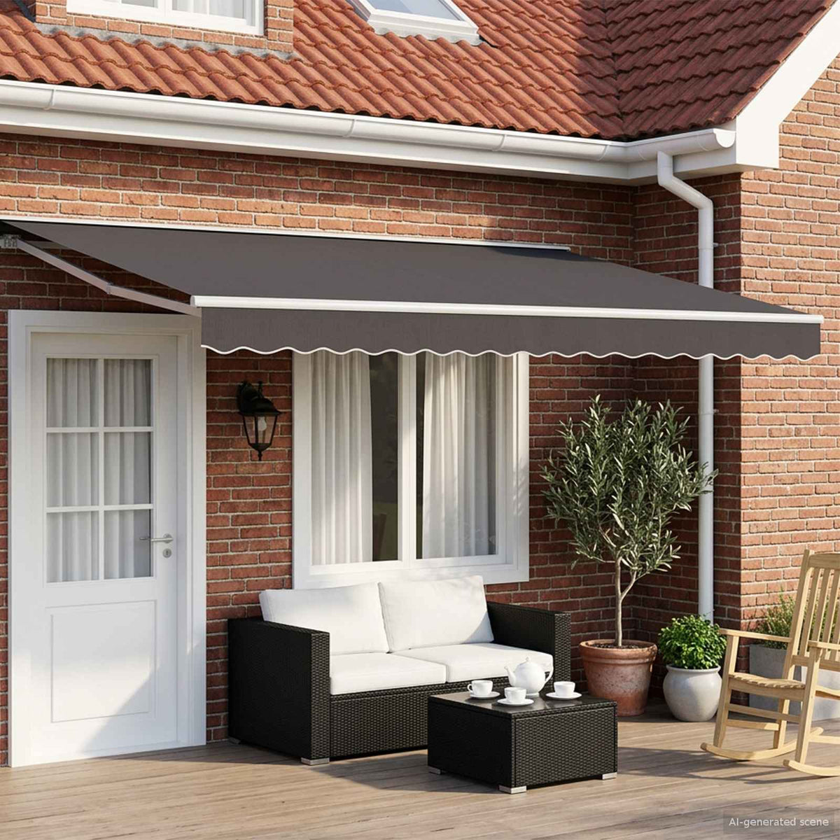 Awning White Anthracite