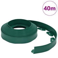 vidaXL Lawn Edgings Green 4000 x 4 x 5 cm Plastic 3