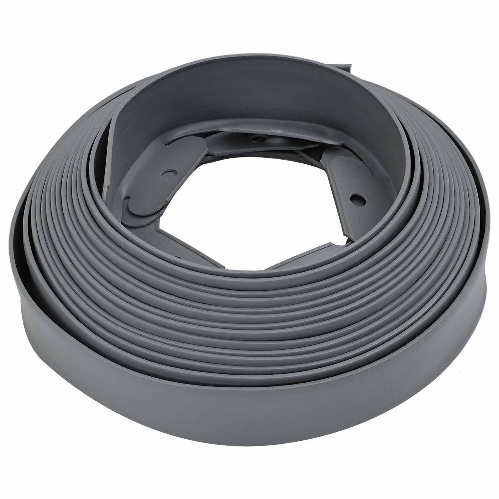 vidaXL Lawn Edgings Grey 4000 x 4 x 5 cm Plastic 2