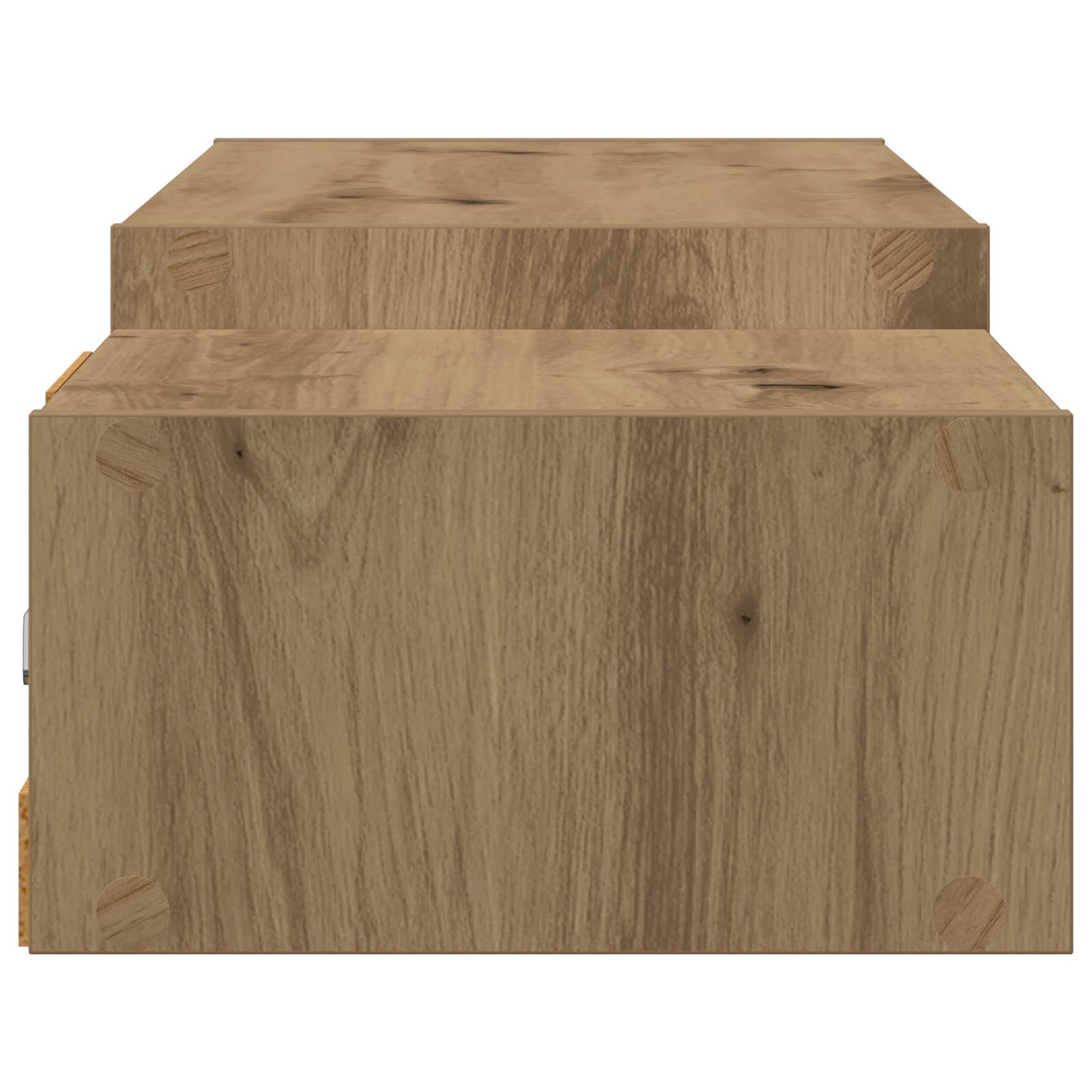 vidaXL Wall-mounted TV Cabinet Wall-Mounted Artisan Oak 6
