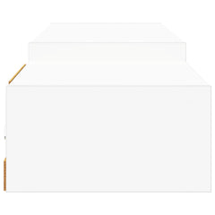 Wall-mounted TV Cabinet Wall-Mounted Length 220 cm White