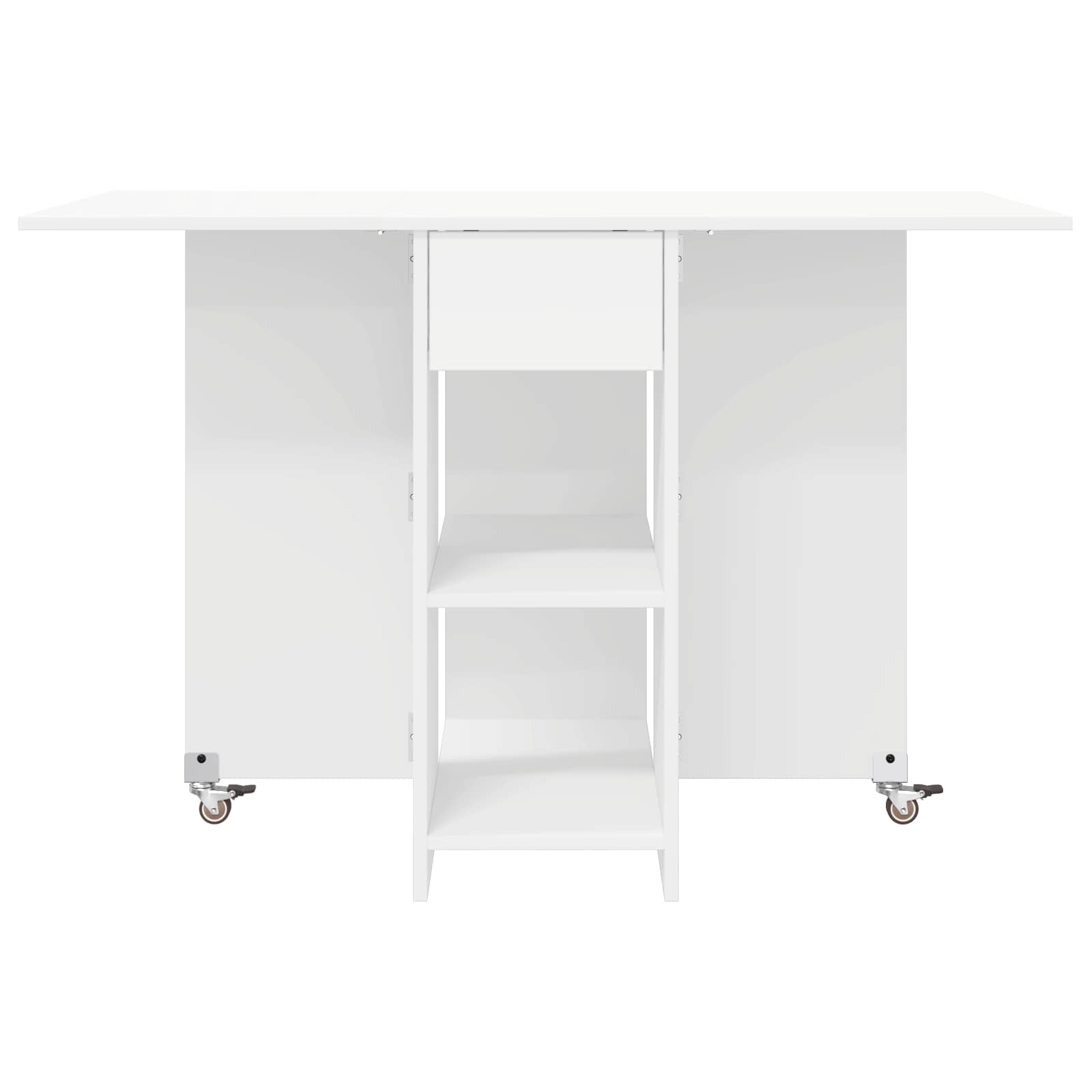 vidaXL Dinning Table 115 x 70 x 75 cm Engineered Wood White 6
