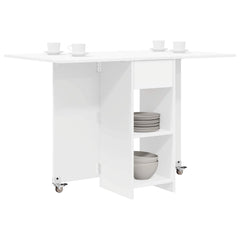vidaXL Dinning Table 115 x 70 x 75 cm Engineered Wood White 3