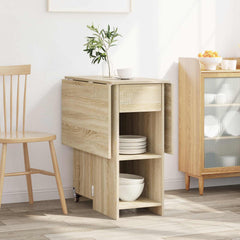 vidaXL Dinning Table 115 x 70 x 75 cm Engineered Wood Sonoma Oak 4
