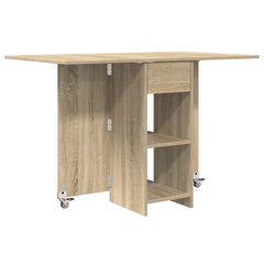 vidaXL Dinning Table 115 x 70 x 75 cm Engineered Wood Sonoma Oak 2