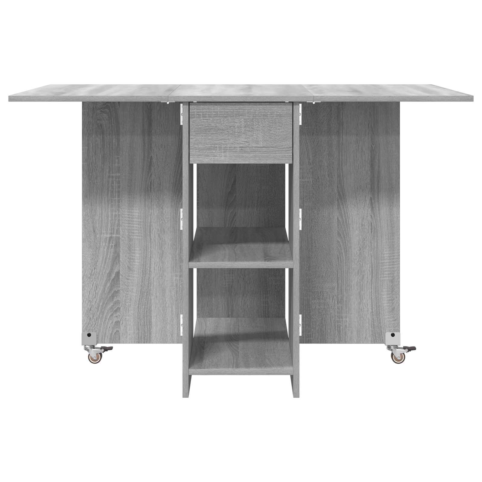 vidaXL Dinning Table 115 x 70 x 75 cm Engineered Wood Grey Sonoma 6