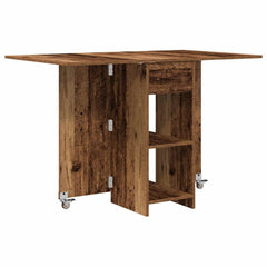 vidaXL Dinning Table 115 x 70 x 75 cm Engineered Wood Old Wood 2