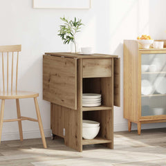 vidaXL Dinning Table 115 x 70 x 75 cm Engineered Wood Artisan Oak 4