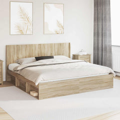 vidaXL Headboard Engineered Wood Sonoma oak