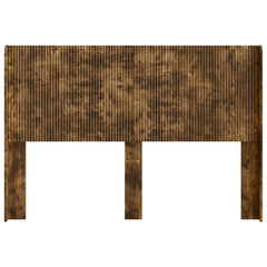 vidaXL Headboard Smoked Oak Engineered Wood 4