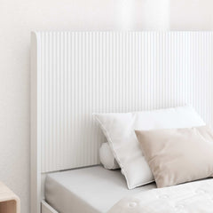 vidaXL Headboard White Engineered Wood 3