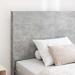 vidaXL Headboard Concrete Grey Engineered Wood 3