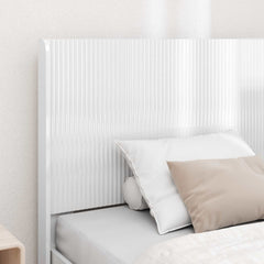 vidaXL Headboard High Gloss White 3